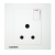 15A 1G SP SWT SOCKET WITH INDICATOR (WHITE) [SIEMENS DELTA RELFA]